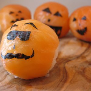 Halloweenin lumoava sushi