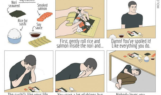 Täydellinen sushikokemus: Keittiömestarin salaisuus tahmattomiin käsiin